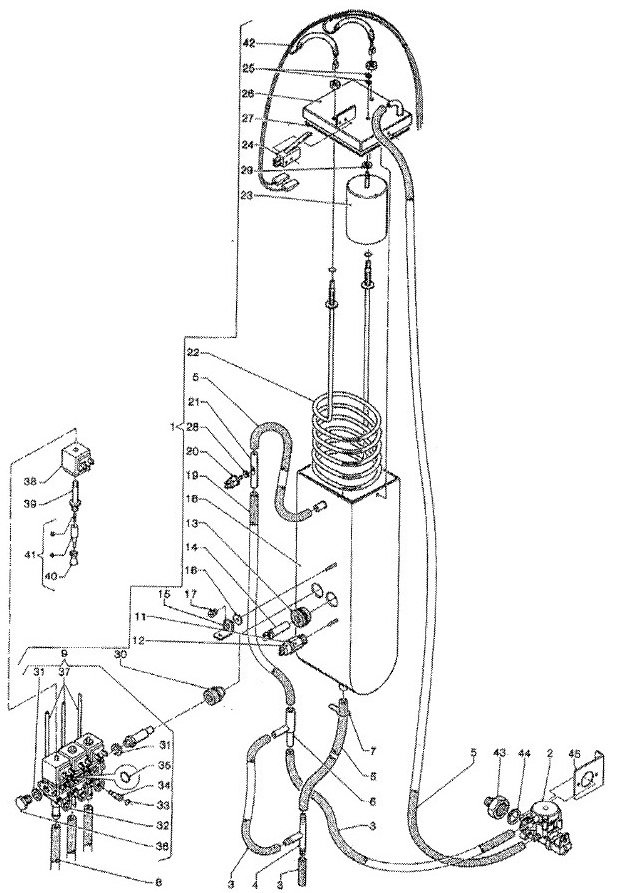 ZANUSSI - NECTA BOILER PARTS - BRIO FRESH BREW 